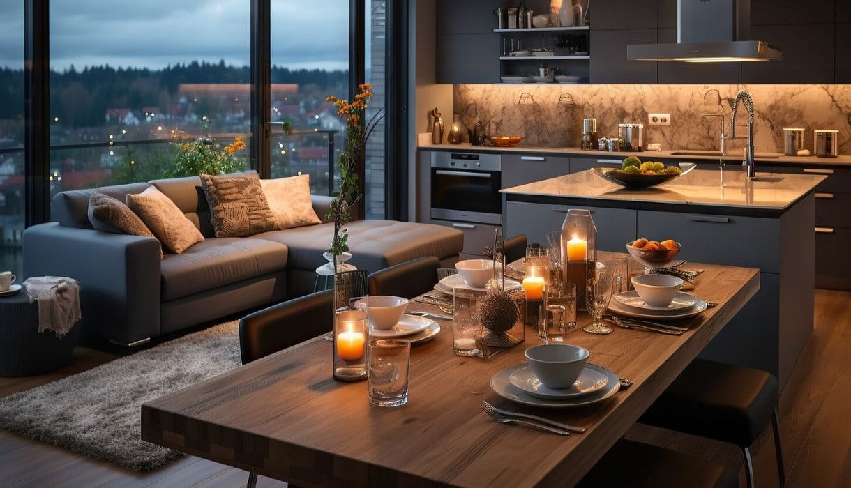 Customized 2 BHK apartment interiors with smart layouts and modern aesthetics