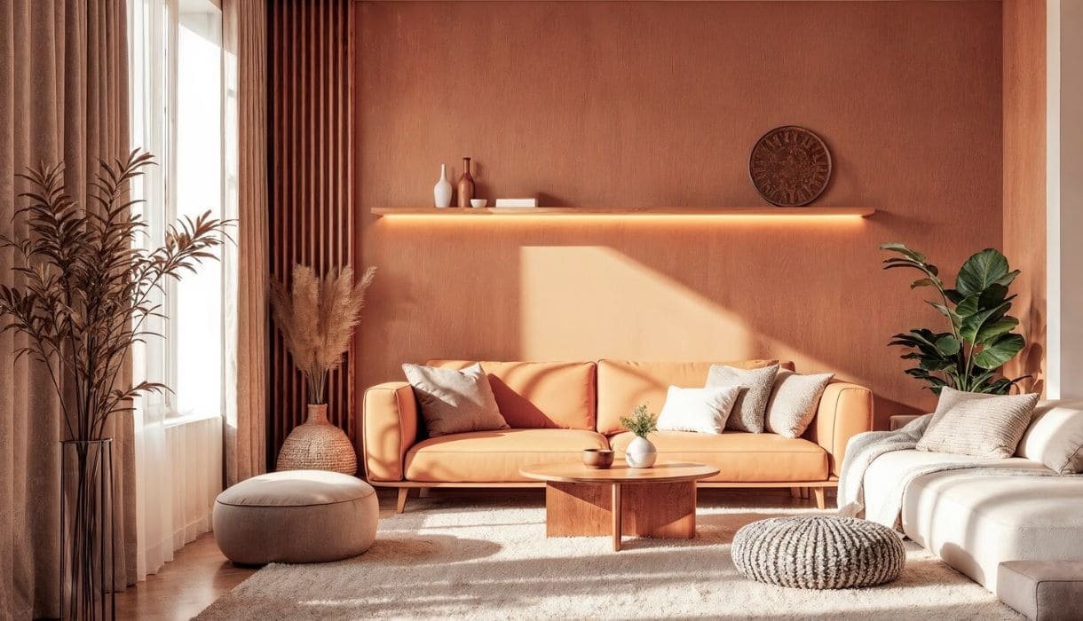 Luxury apartment interiors featuring premium finishes and sophisticated décor
