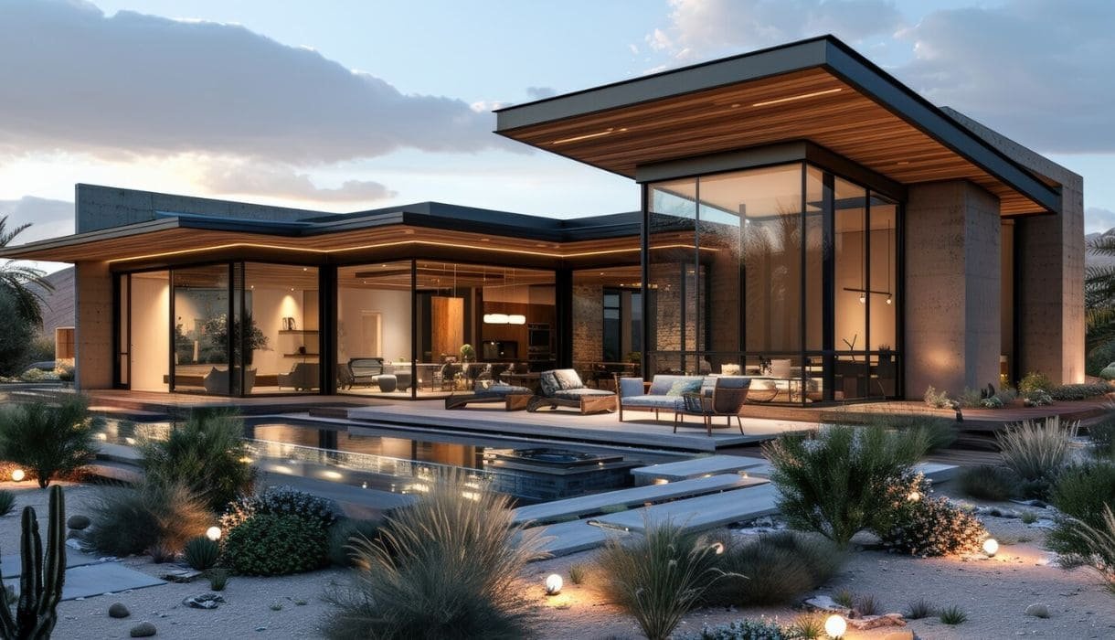 Elegant luxury villa architecture with premium design and smart planning