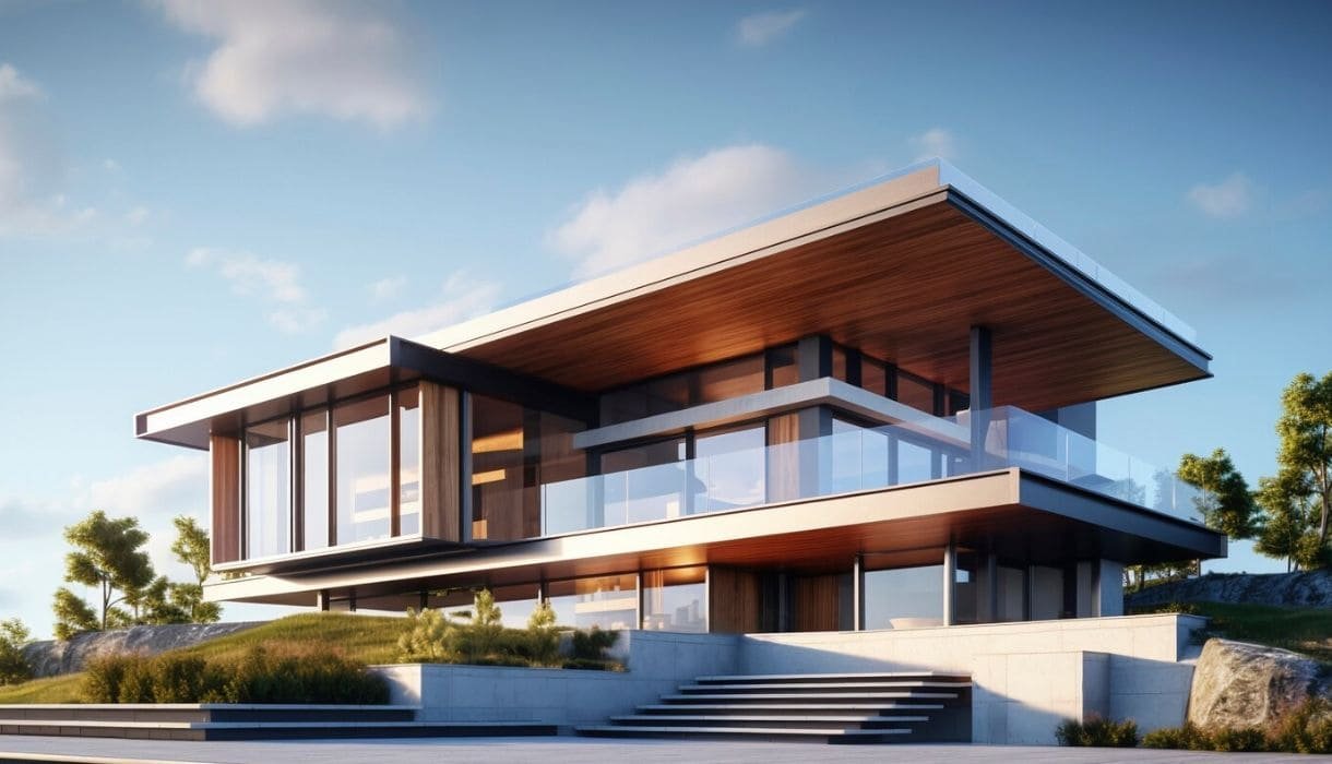 Luxury villa architecture services with modern design by Cosset Asia